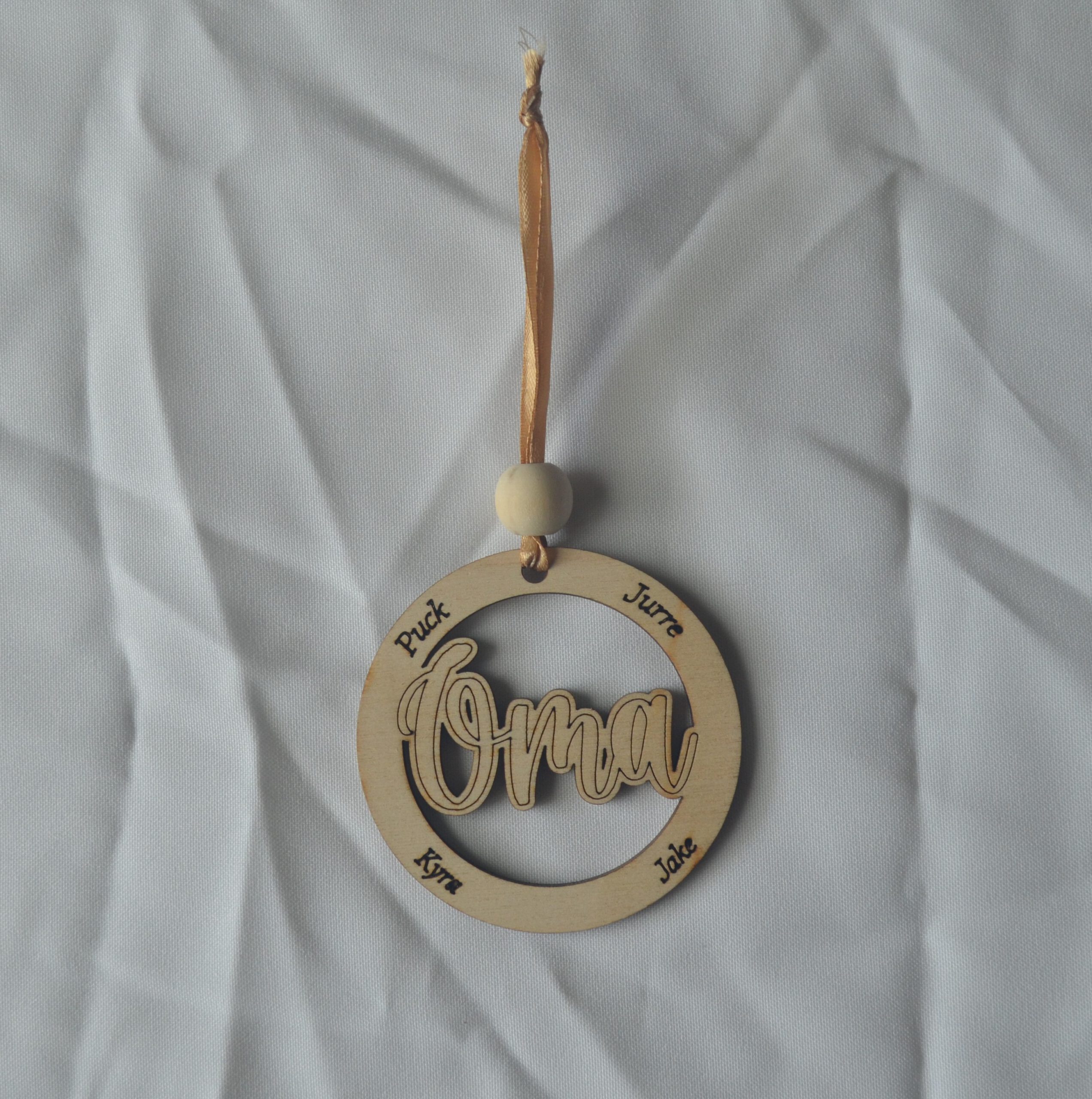 Naamornament dubbel Naamornament dubbel